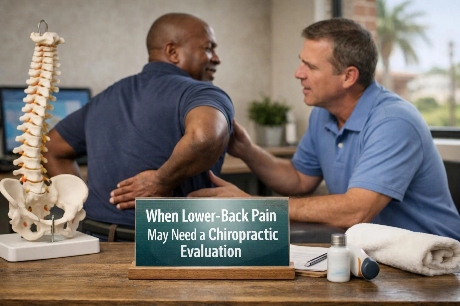 When Lower-Back Pain May Need a Chiropractic Evaluation