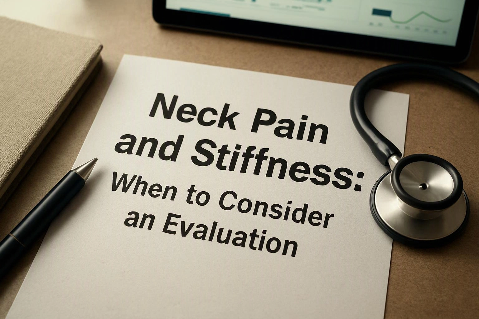 Neck Pain and Stiffness: When to Consider an Evaluation