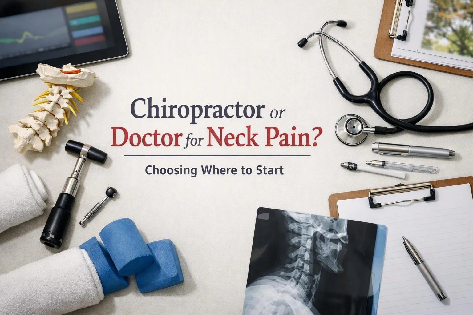 Chiropractor or Doctor for Neck Pain? Choosing Where to Start