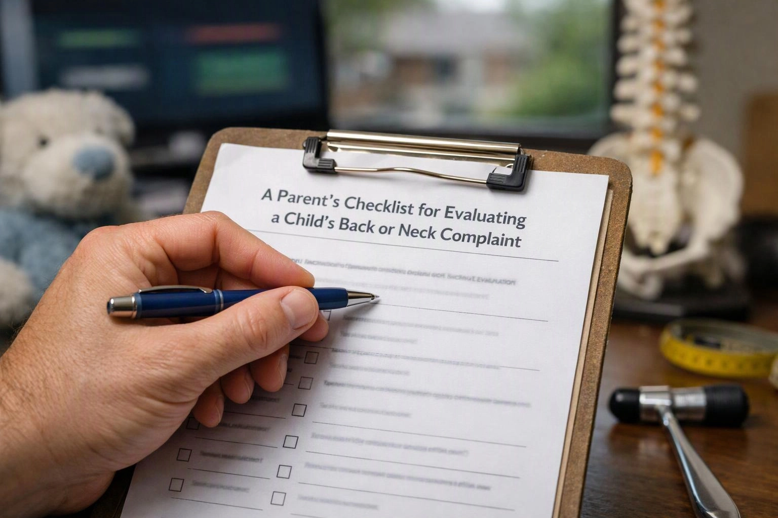 A Parent’s Checklist for Evaluating a Child’s Back or Neck Complaint